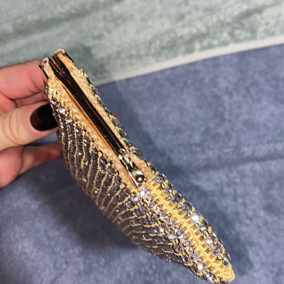 Gorgeous Isabella Adams evening crystal dragonfly evening bag bridal clu… - Picture 8 of 12